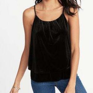 NWT Large Old Navy layered velvet tank top